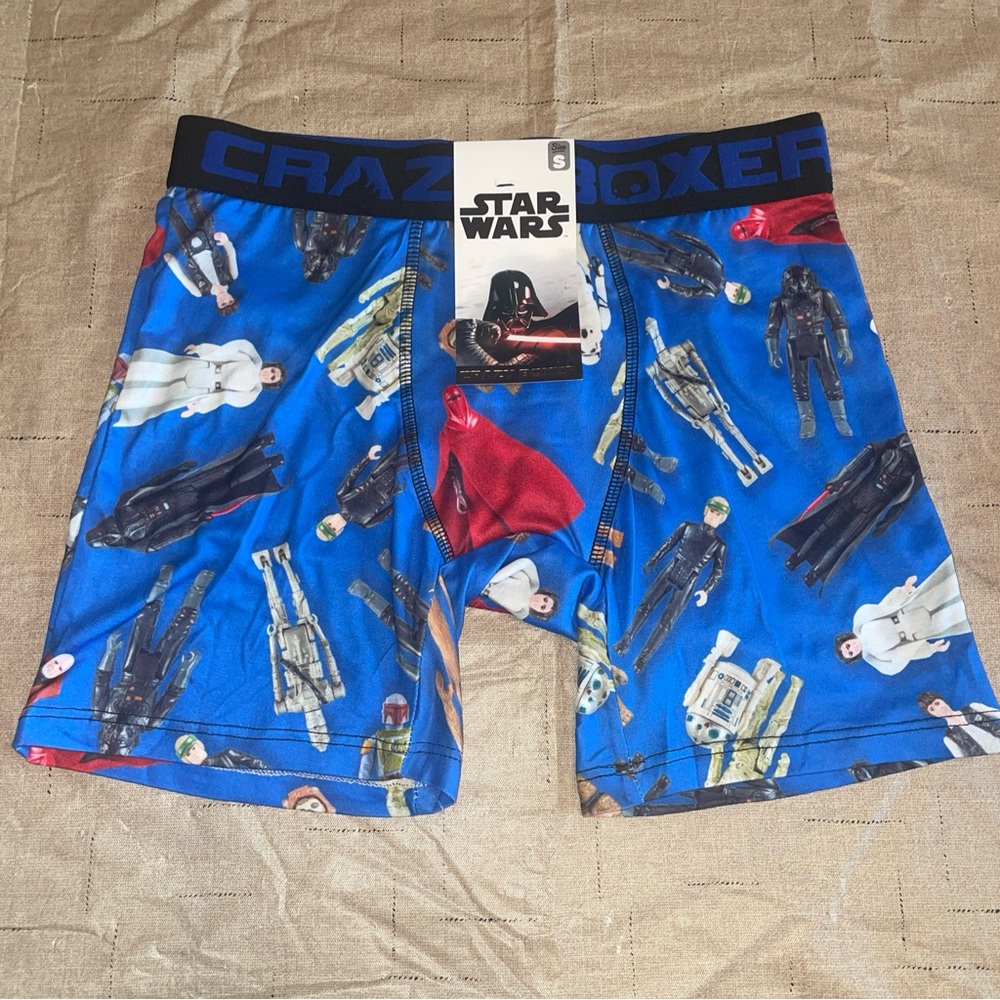 StarWars Men’s Boxers by Crazy Boxer Sz SM NWT